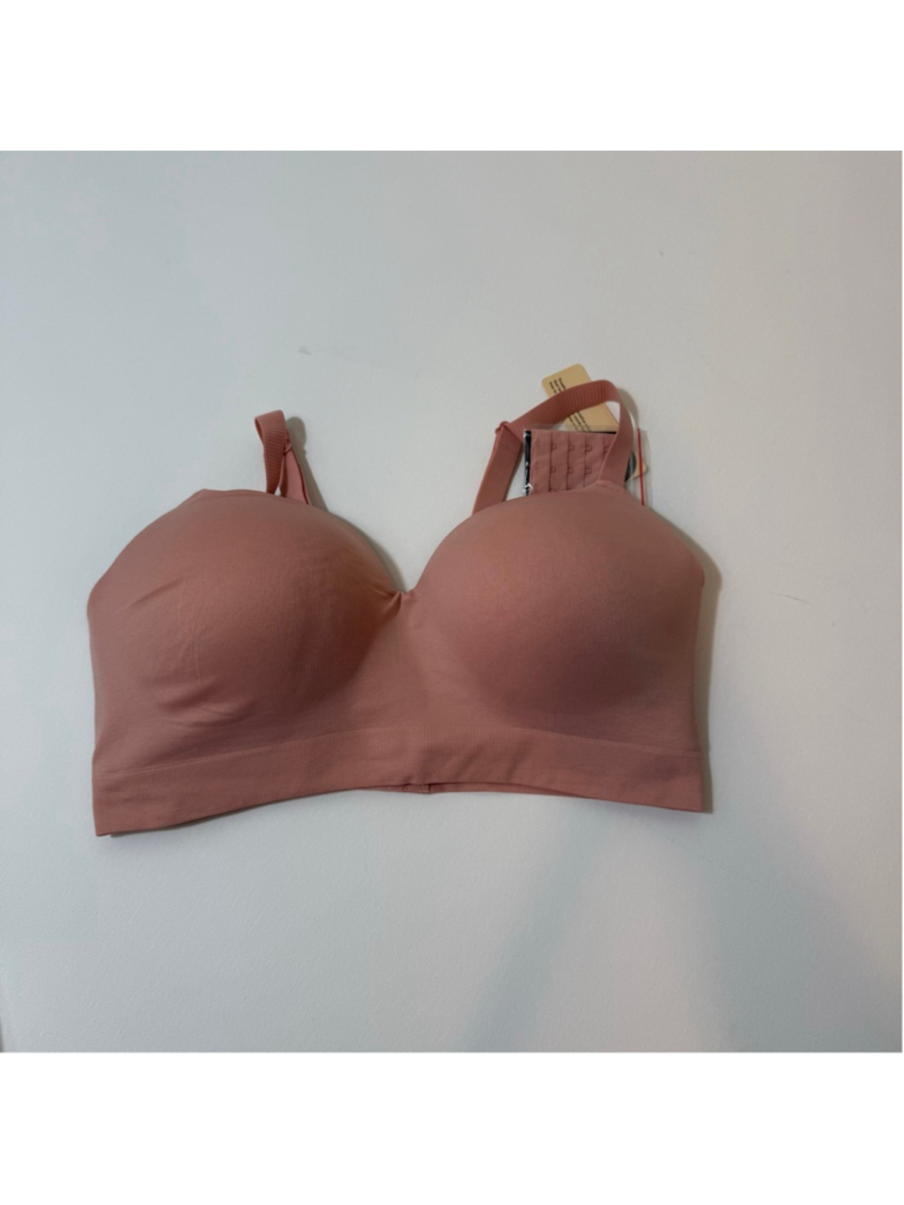Women's truekind Pink Supportive Comfort Wireless Shaping Bra 2XL
